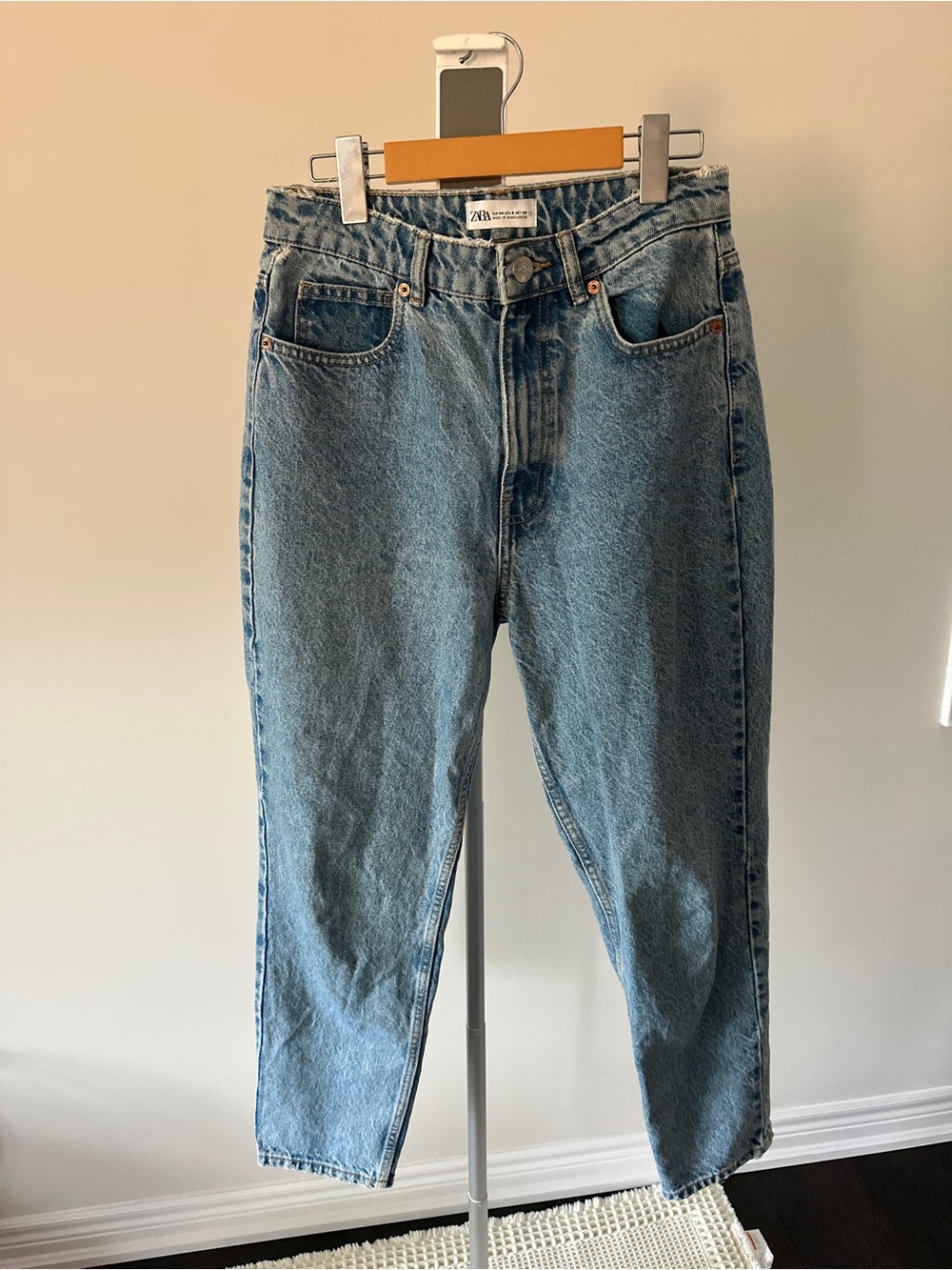 Zara Light Blue Mom Jeans